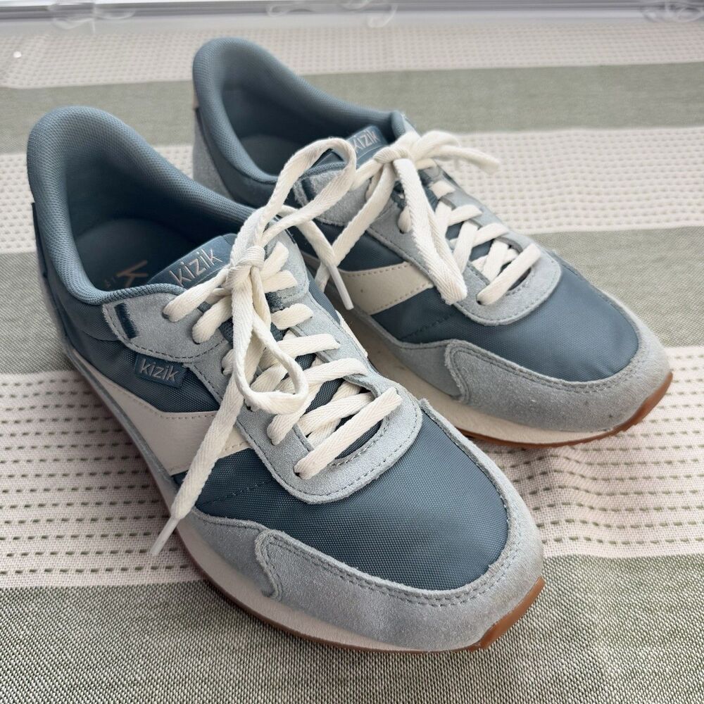 Kizik Siena Shoes Hands Free Blue Sneakers Women’s 7.5